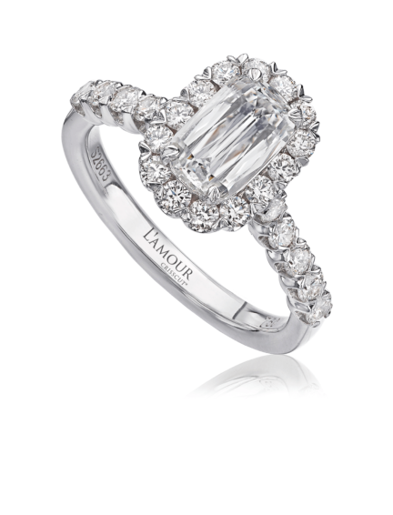 L’Amour Crisscut® Diamond Engagement Ring (L101-100) - Crisscut ...
