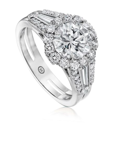 14K White Gold Round Halo Engagement Ring 83493-10-14KW, Christopher's  Fine Jewelry