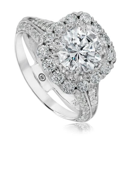 Engagement Ring Setting by Christopher Designs (G65-CURD150) - Crisscut ...